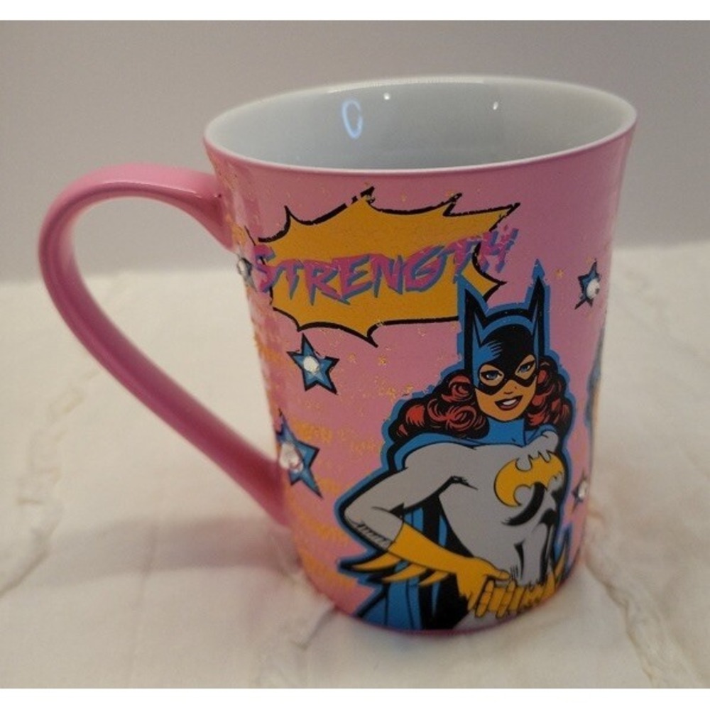 Six Flags Super Heroes Justice League DC Coffee Mug Wonder Woman